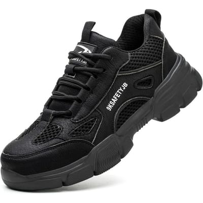 Modestijl Zomer Veiligheidsschoenen Voor Heren Lichtgewicht Ademende Sneaker Comfortabel Onverwoestbaar Hombre Dames Werksneakers 37