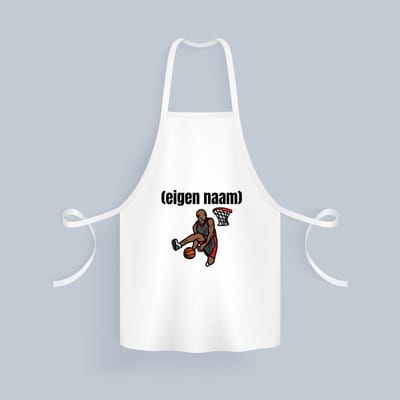 Akyol - basketbal man met eigen naam Keukenschort - Basketbal - iemand die op basketbal zit - sport - bal - wedstrijdsport - verjaardag cadeau - kado - 82 bij 71 cm