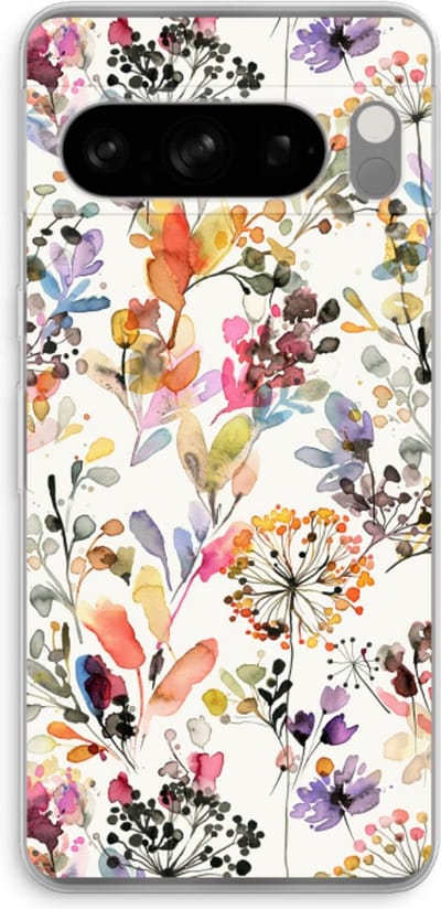 Case Company® - Hoesje geschikt voor Google Pixel 8 Pro hoesje - Wilde grassen - Soft Cover Telefoonhoesje - Bescherming aan alle Kanten en Schermrand
