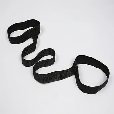 Bande élastique spécifique pour tapis de yoga, sangle pour tapis de yoga, sangle élastique noir