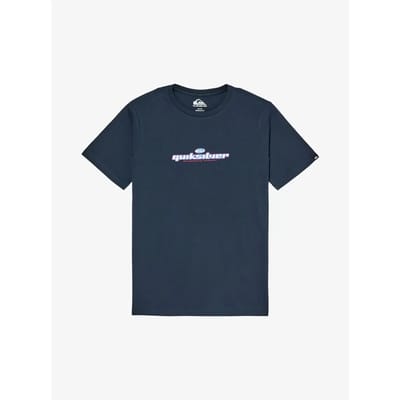 Quiksilver Slacker T-shirt Met Korte Mouwen Blauw 14 Years Jongen