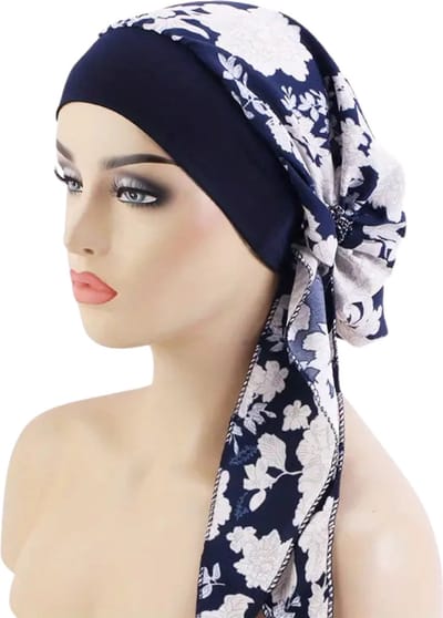Bovista Hoofddoek - Hijab - Dames - Abaya - Sjaal - Islamitische Kleding - Moslim Kleding - Alhamdulillah - Marineblauw