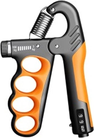[Flexpert] [hand trainer] [handknijper] [hand trainer] [geel] [5-100kg] [digitale teller]