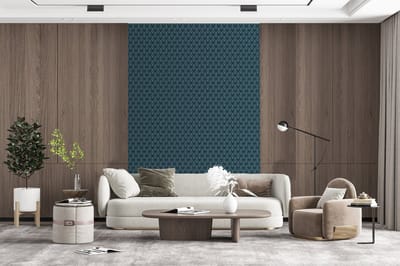 Behang - Fotobehang Design - Jongens - Driehoek - Kind - Breedte 200 cm x hoogte 300 cm