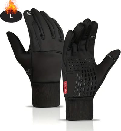 Livano Winterhandschoen - Handschoenen - Touchscreen Handschoenen - Handschoenen WInter - Winter - Zwart - L