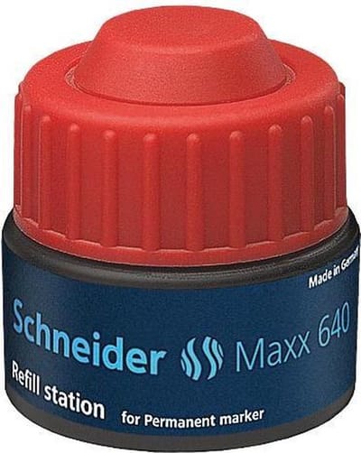navulling Schneider 640 tbv marker 130/133 30ml rood