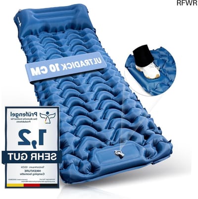 RFWR® Zelfopblazende Campingluchtmatras 10 cm - Comfortabele Slaapmat voor Outdoor Kamperen