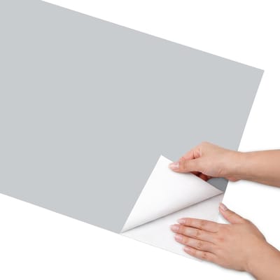 Coloray Meubel Wrap Folie - Grijs Meubelfolie - 50x100 cm - Plakfolie Meubels Lichtgrijs - Decoratiefolie Zelfklevend - Minimalist Meubelfolie - Meubelfolie Zelfklevend - Badkamer decoratie - Achtergronden en patronen