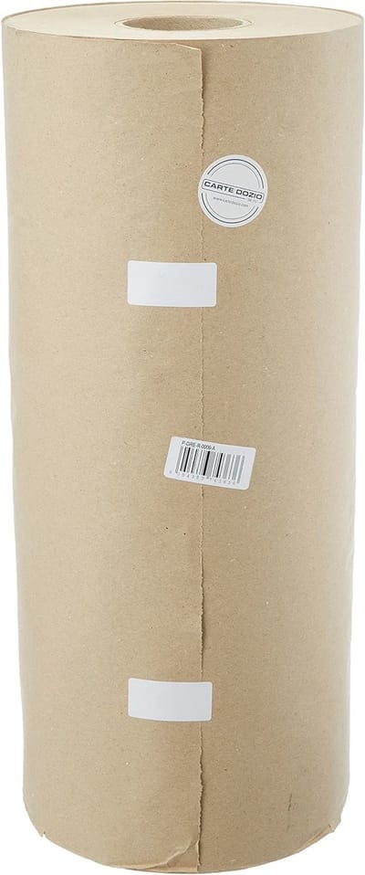 Ruw papier 100 g/m² op rol - 50 cm hoog - 200 m lang - veelzijdig voor verpakking en creatief gebruik