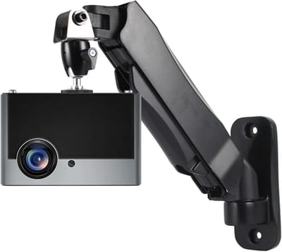 Projector Beugel - Projector Ophanging - Thuisbioscoop Installatie - Verstelbare Arm - 38 cm Uitschuifbaar - Zwart