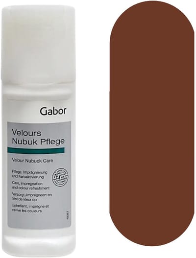 Gabor Nubuck + Textile Flacon - 040 Middelbruin - 75ml