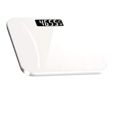 Weegschaal - Digitale Bluetooth Slimme Weegschaal - Oplaadbaar - Gewicht via App -Schakel tussen Kg/LB - Max 180kg (400lb).