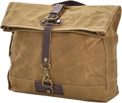 Motorfietstassen - Zijtas Bagagepakket - Motorrijden Opbergen - Flexibele Ruimteaanpassing - 42 x 30 cm - Khaki