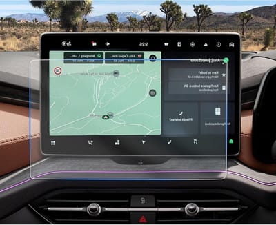 Navigatie Screen Protector voor Skoda Kodiaq II 2024 2025 - 6H Krasbestendige Film voor 13 inch GPS Scherm, 2 Stuks Accessoires voor Bescherming en Verbeterde Zichtbaarheid