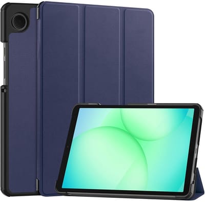 Coverup Tablethoes geschikt voor Samsung Galaxy Tab A11 (8,7") Hoesje - Tri-Fold Book Case met Wake/Sleep - Blauw
