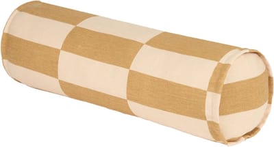 Nobodinoz Vibes Cilinderkussen - Ø18x50cm - Mustard and Sand Tiles