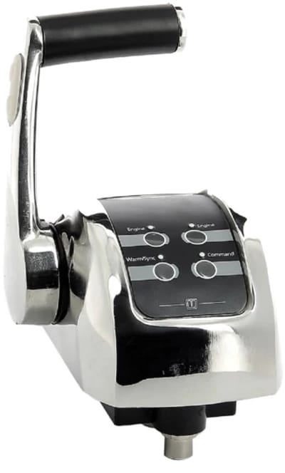 VETUS RVS Elektronische Motorbedieningshendel voor 1 Motor met Trim | EC4HT1