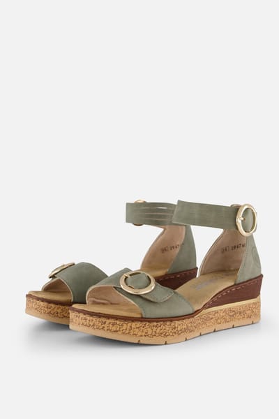 Rieker Sandalen groen Synthetisch - Dames - Maat 42