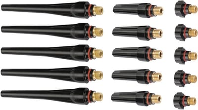 Lasdop Vervangingskit - TIG Las Accessoires - Lassen Reparatie - Hoge Temperatuur Bestendig - #2 - Zwart