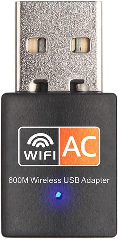 Snelle USB WLAN Stick 600Mbps voor PC en Laptop