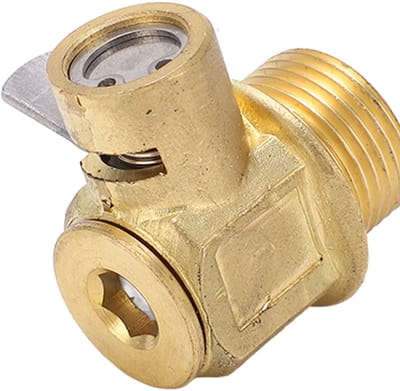 Dailygoods- Olieafvoerventiel Compact - Eenvoudige bediening - Lichtgewicht - Roestvrij staal - Messing - Efficiënte olieverversing - Olieklep