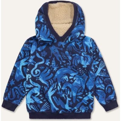Oilily Hayo Hoody- maat92/2T Porcelain Blauw