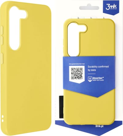 3mk Matt Cas geschikt voor Samsung S23 Plus Soft Mat Anti-Fall 1.25m groen