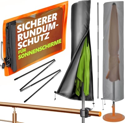 Parasol Beschermhoes voor Ronde en Vierkante Parasols tot Ø 250 cm | Duurzaam en Weerbestendig