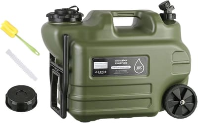 Camping Waterkan - Draagbare Tank - Buiten Hydrateren - Met Handige Kraan - 28 Liter - Groen