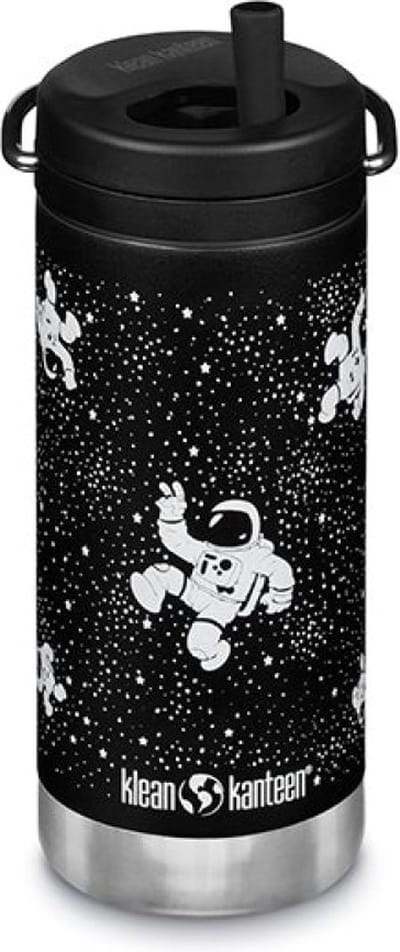 Klean Kanteen schoolbeker, TwistCap Straw, 355 ml RVS - Astronaut - Drinkfles met rietje