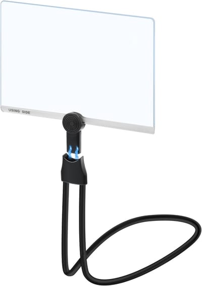OIMG Vergrootglas - 5 x - Professioneel Hoge kwaliteit leesups - Vergrootspiegel - leesapparaat - full page opknoping hals vergrootglas - voor lezen reparatie naaien kruis - voor slechtziendheid /Ouderen Geweldig cadeau