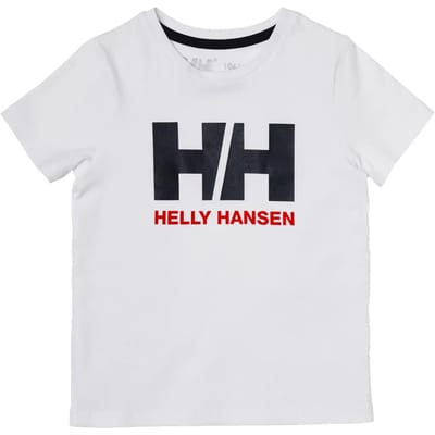 Helly Hansen Logo T-shirt Met Korte Mouwen Wit 24 Months Jongens,Meisjes