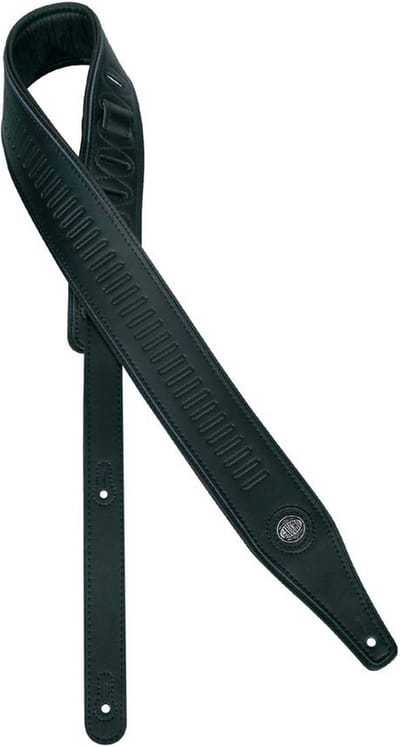 Gaucho GST-643-BK gitaarriem, kunstleer, zwart