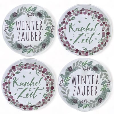 Dailygoods- Handwarmers Oplaadbaar - Herbruikbare Warmtezakjes - Warmtepads - Lichtgewicht - Set van 4 - Zachte Hoes van 100% Kunststof