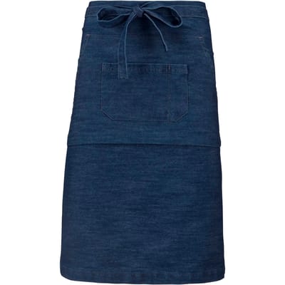 Schort/Tuniek/Werkblouse Unisex One Size Kariban Denim 65% Katoen, 35% Polyester