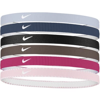 Nike Y Flex Classic Sporthoofdband (Verpakking van 6) (Multicolour)
