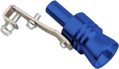 Turbo Geluid Simulatie Uitlaatpijp voor Auto, Motor, Truck en Scooter - Blauw, Universele Aluminium Whistle Muffler voor Off-Road Gebruik