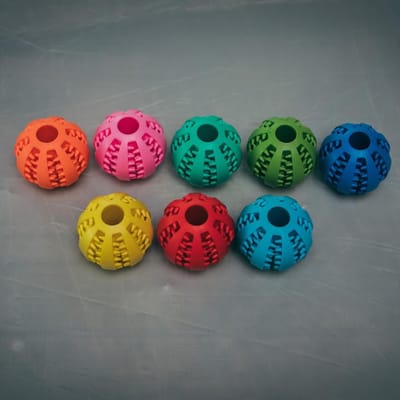 Intelligente Voerbal - Hondenspeelgoed Bal - Mentale Stimulatie - Lekkende Functie - 5x5x5 cm - Groen