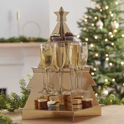 Ginger Ray - Ginger Ray - 3D kerstboomstand voor champagneglazen