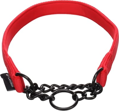 Flamingo - Hond Anti-trek halsband Trero Rood L 44-55cm 20mm