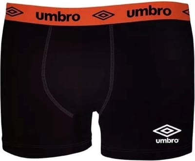 Umbro boxershort heren - mannen onderbroek - perfecte pasvorm - Medium - oranje elastiek