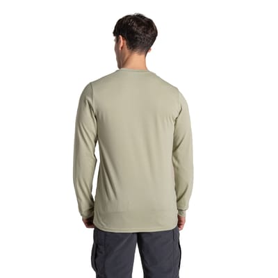 Craghoppers Heren Abel Nosilife T-shirt met lange mouwen (Bayleaf)