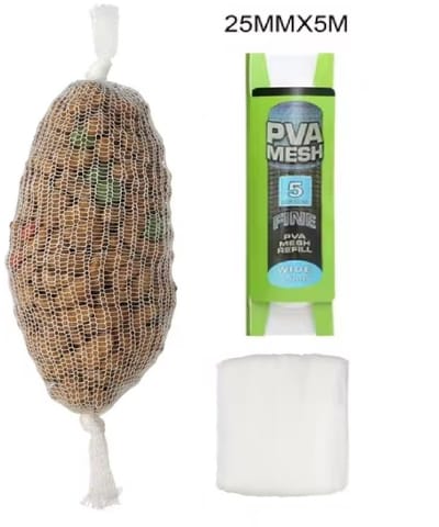 PVA Mesh Tube 25mm x 5m – Karpervissen – Wateroplosbare PVA Zakjes