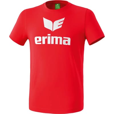 Erima Promo T-Shirt Kinderen - Rood / Wit | Maat: 116