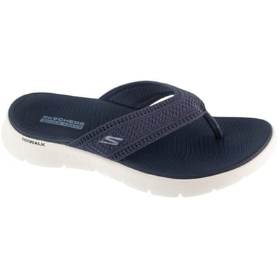 Skechers Go Walk Flex Sandaal - Holly, Dames marineblauwe teenslippers 36 Vloot
