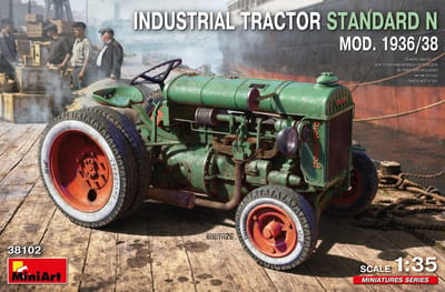 MiniArt Modelbouwpakket Landbouwvoertuigen - 38102 Fordson Standard N Industrial Tractor Mod. 1936/38 - Britse Tractor Plastic - 1:35 - Modelbouw