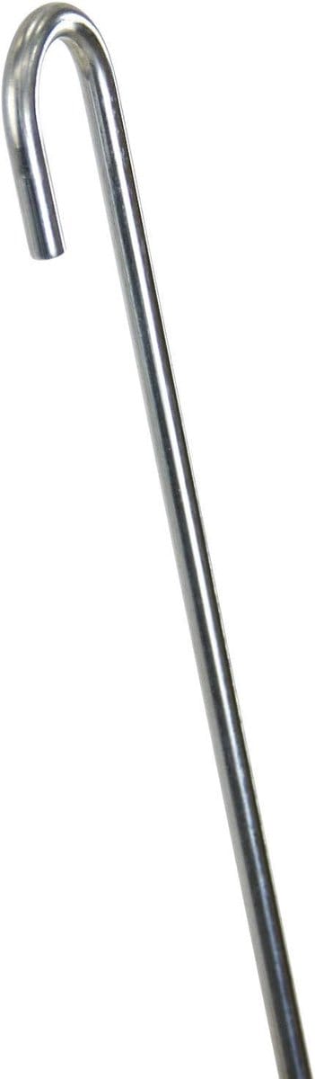 Aardankers Set - Grondhaken Tuin - Bodem Beveiligen - Verzinkt Metaal - 25 cm Lang - Zilver