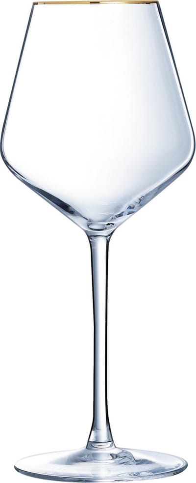 Cristal D'Arques Ultime Wijnglas - Goudkleurig randje - 47 cl - Set-4