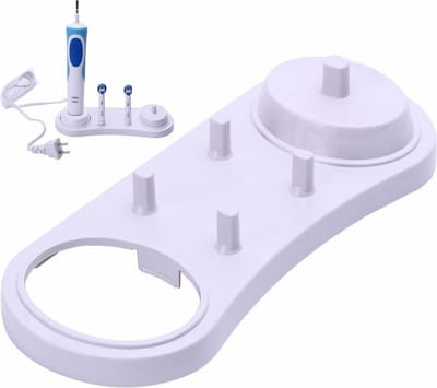 New Age Devi - Tandenborstelhouder: Inclusief Opbergunit Voor 4 Opzetborstels - Speciaal voor Oral B!