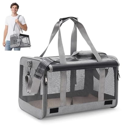 Draagbare Dieren Draagtas voor Katten en Honden tot 9 KG - Handtas voor Reizen, Kamperen en Dierenarts